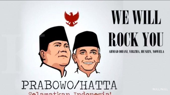 Survei Evello: Popularitas Prabowo kalahkan Jokowi