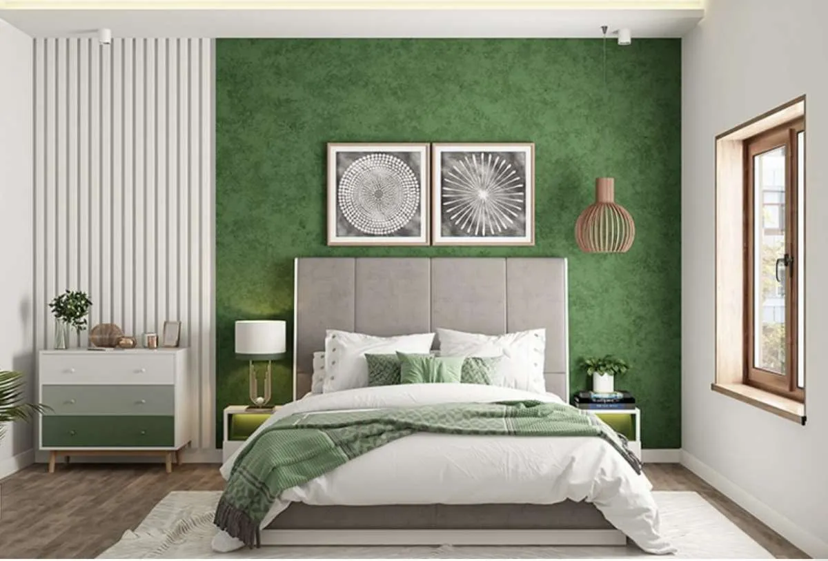 Cat Kamar Aesthetic 2 Warna Kombinasi, yang Cocok Dengan Hijau