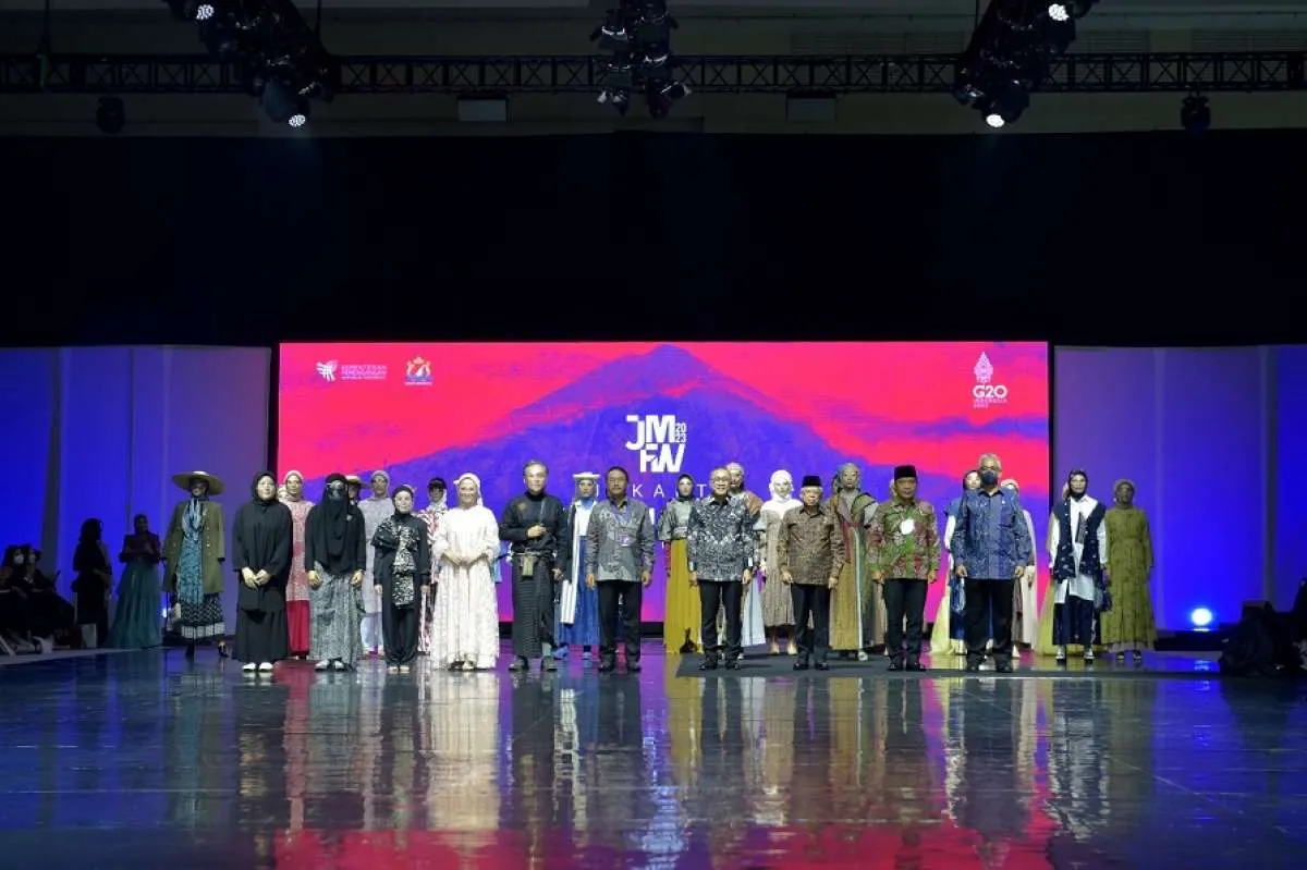 Wakil Presiden Meresmikan Jakarta Muslim Fashion Week 2023