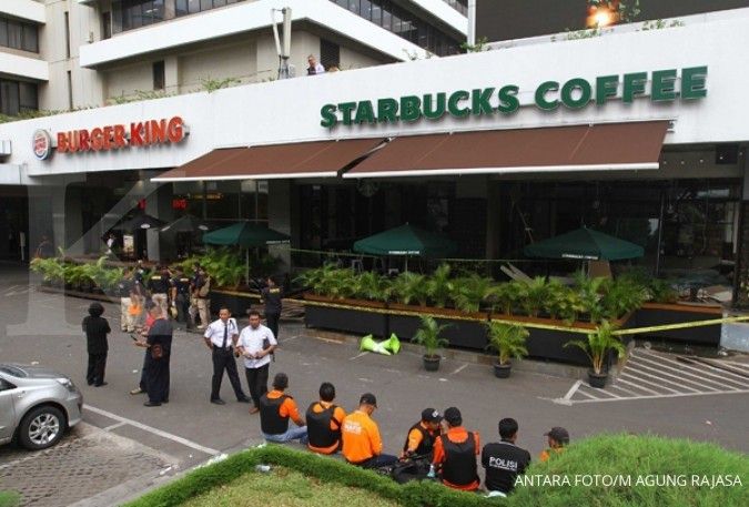 Pasca teror bom, Starbucks akan tutup sementara