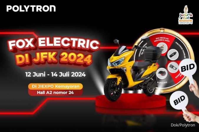 Solusi Mobilitas Hijau: POLYTRON Gelar Lelang Motor Listrik Mulai Rp1 Jutaan di PRJ