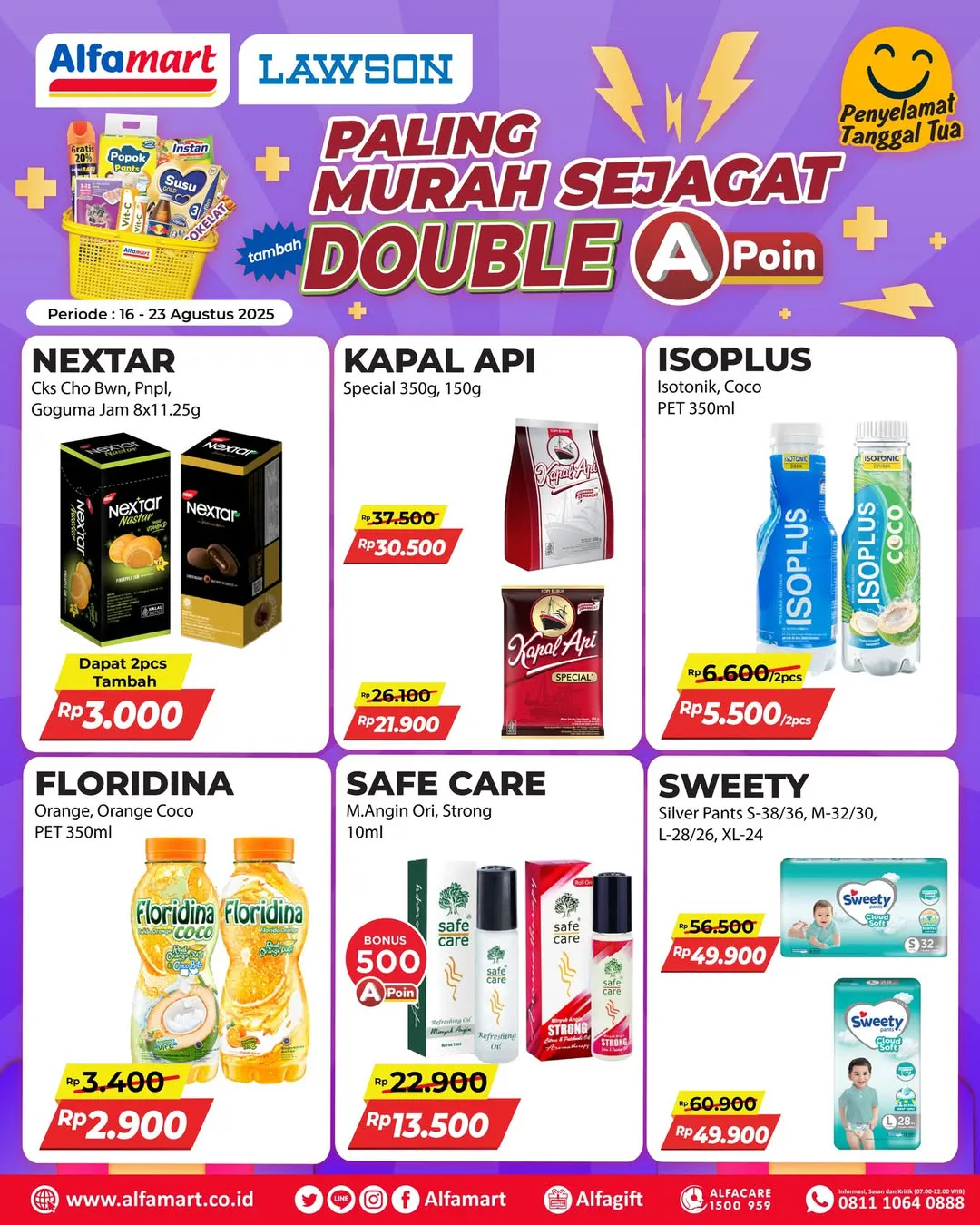 Promo Alfamart Paling Murah Sejagat Periode 16-23 Agustus 2025