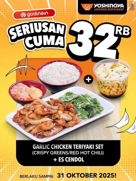 Promo Yoshinoya Go Dine In Oktober 2025