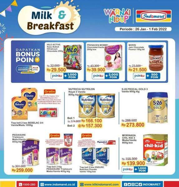 Promo Indomaret Super Hemat Mingguan Terbaru 26 Januari-1 Februari 2022