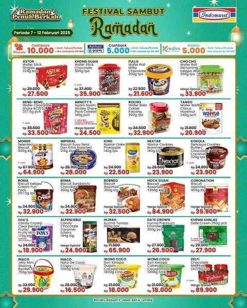 Promo Indomaret Sambut Ramadan Periode 17-12 Februari 2025