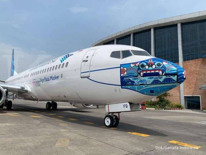 Garuda Indonesia (GIAA) optimistis jumlah penumpang meningkat seiring stimulus PJP2U