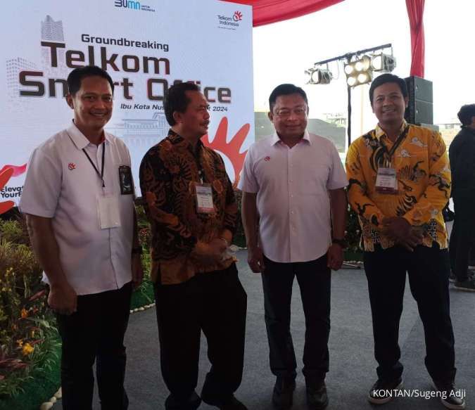 Telkom (TLKM) Lakukan Groundbreaking Telkom Smart Office, Dukung Smart City di IKN