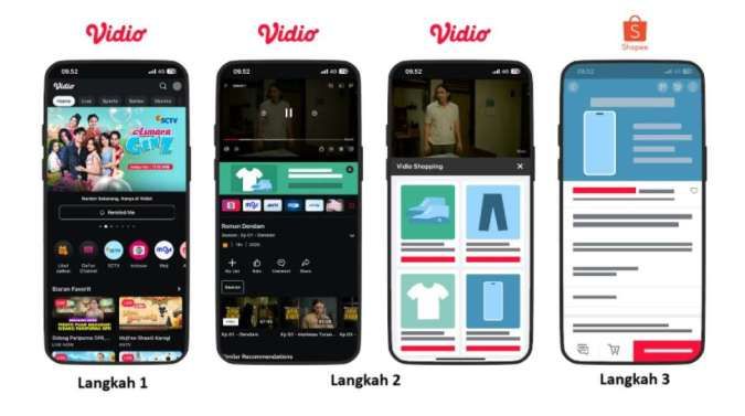 Kolaborasi Vidio Shopping dan Shopee Berdayakan Ekonomi dan Konten Lokal