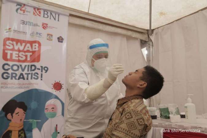 BNI Lanjutkan 30.000 Swab Test di Pulau Kalimantan