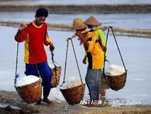 Harga dasar garam dari penambak naik 100%