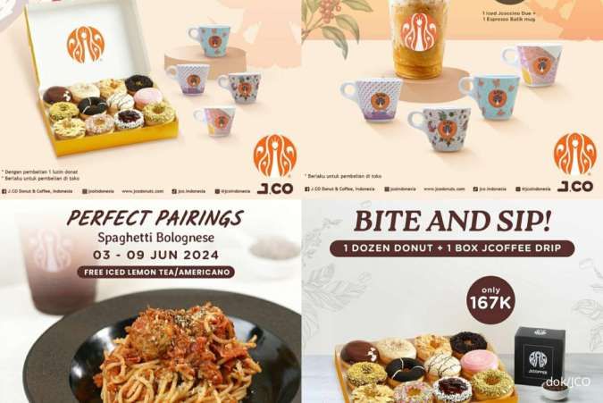 Promo JCO Awal Juni 2024, Beli Espresso Batik Mug-Donut Diskon Rp 49.000