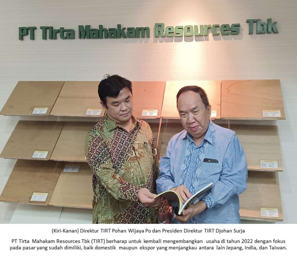 Tirta Mahakam Resources (TIRT) Beralih ke Sektor Angkutan Laut