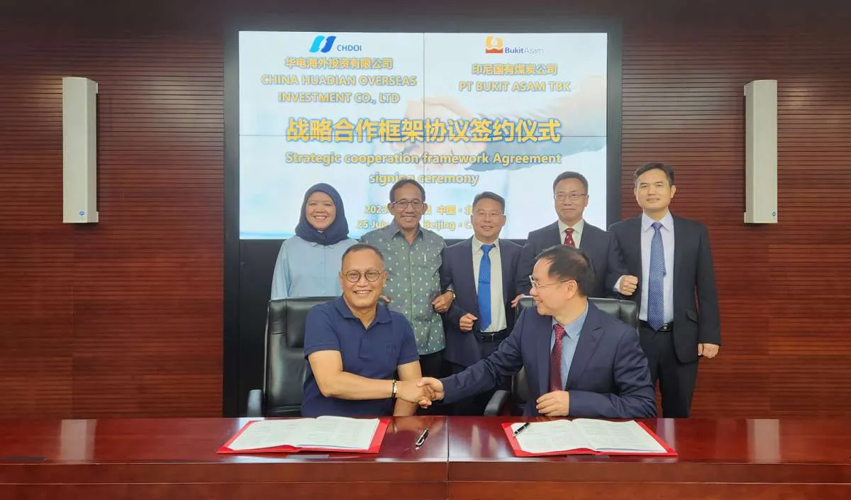 Bukit Asam (PTBA) Perluas Kerja Sama Energi Terbarukan dengan Perusahaan China