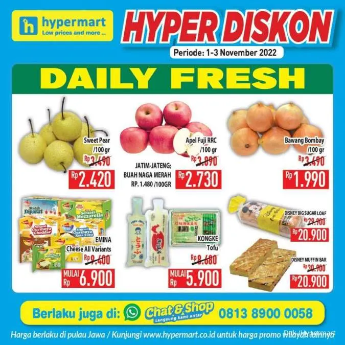 Promo Hypermart Hyper Diskon Weekday Periode 1-3 November 2022