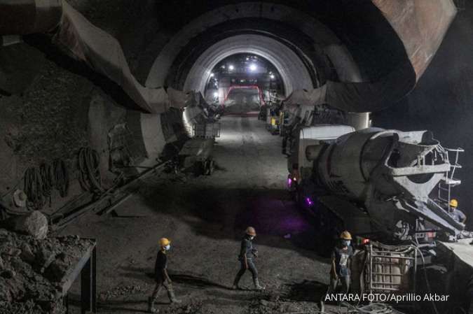 Progres Proyek Kereta Cepat Jakarta – Bandung telah mencapai 76,34%