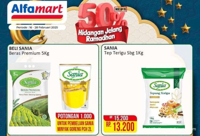 Promo Alfamart Jelang Ramadan Februari 2025, Kebutuhan Dapur Diskon 50% Sampai Besok