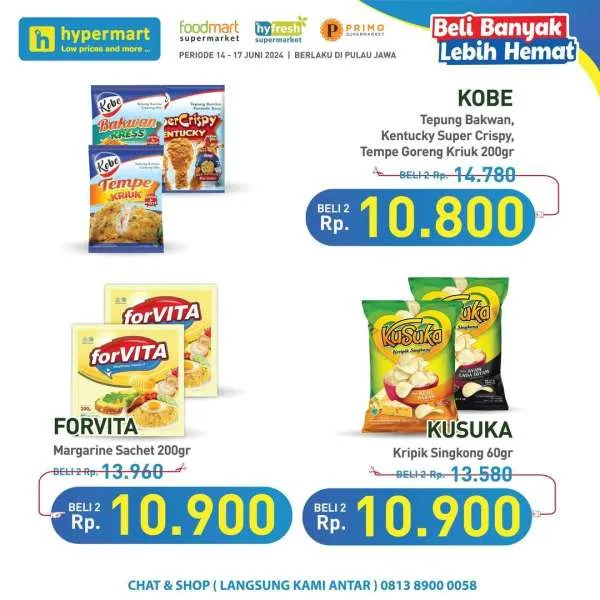 Promo Hypermart Beli Banyak Lebih Hemat Periode 14-17 Juni 2024