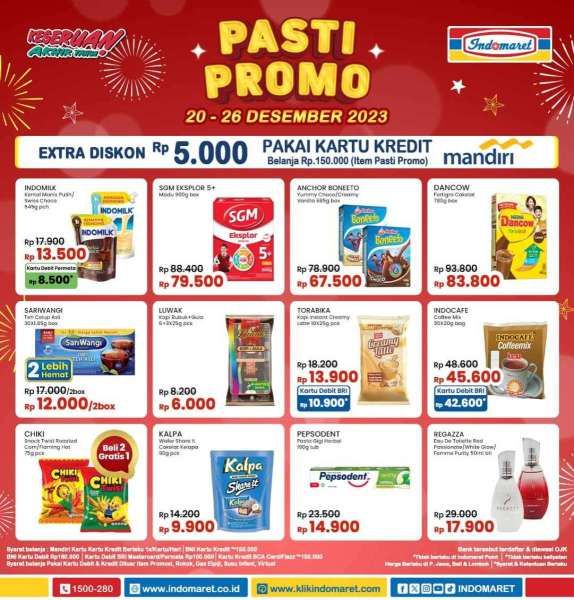 Promo JSM Indomaret Terbaru 22-24 Desember 2023