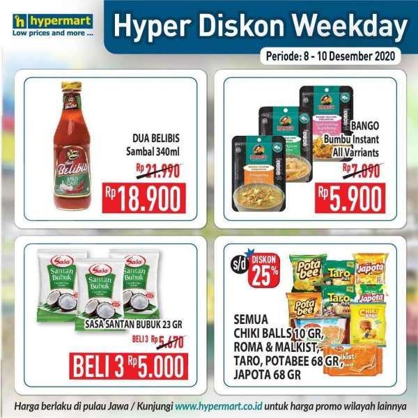 Promo Hypermart weekday 8-10 Desember 2020 