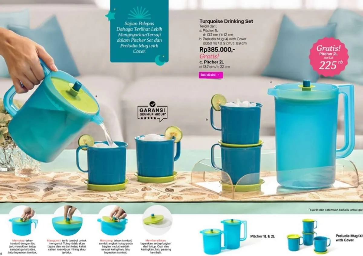 Isi Lengkap Katalog Promo Tupperware Maret 2023, Diskon Botol Minum, Piring & Penyaji