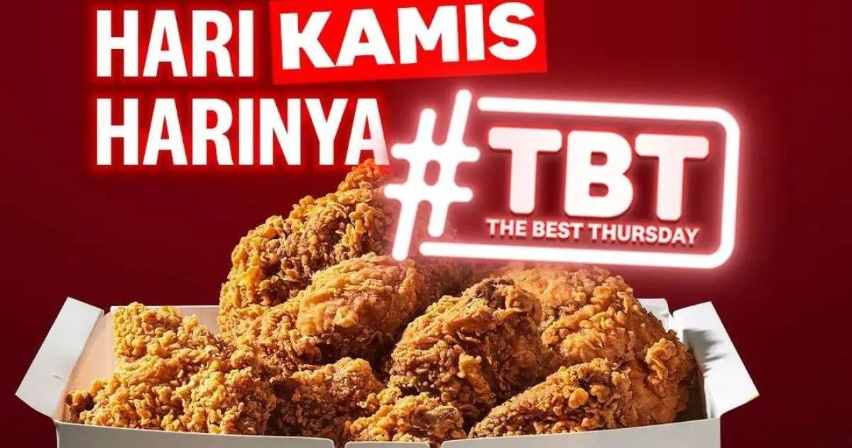 Promo KFC TBT Kamis 27 Juli 2023, Nikmati 7 Ayam Goreng dengan Harga Spesial