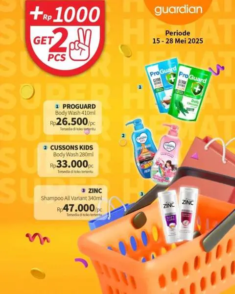 Promo Guardian Super Hemat Periode 15-28 Mei 2025