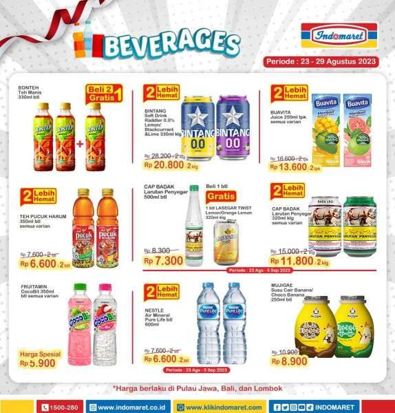 Katalog Harga Promo Indomaret Super Hemat 23-29 Agustus 2023, Promo Akhir Bulan