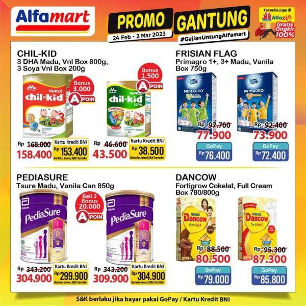 Katalog Promo Alfamart Gantung (Gajian Untung) Terbaru 24 Februari-2 Maret 2023