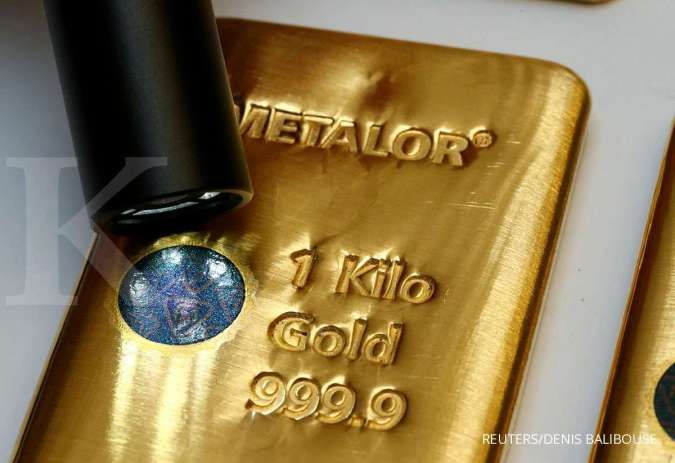Pasar hati-hati, harga emas naik tipis ke US$ 1.893 per ons troi pada pagi ini (9/6)