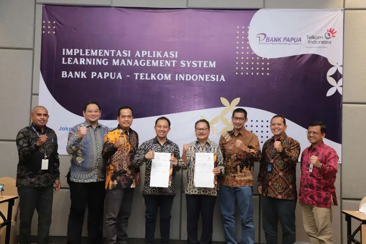 Tingkatkan Kompetensi SDM, Bank Papua Manfaatkan Aplikasi LMS dari Telkom