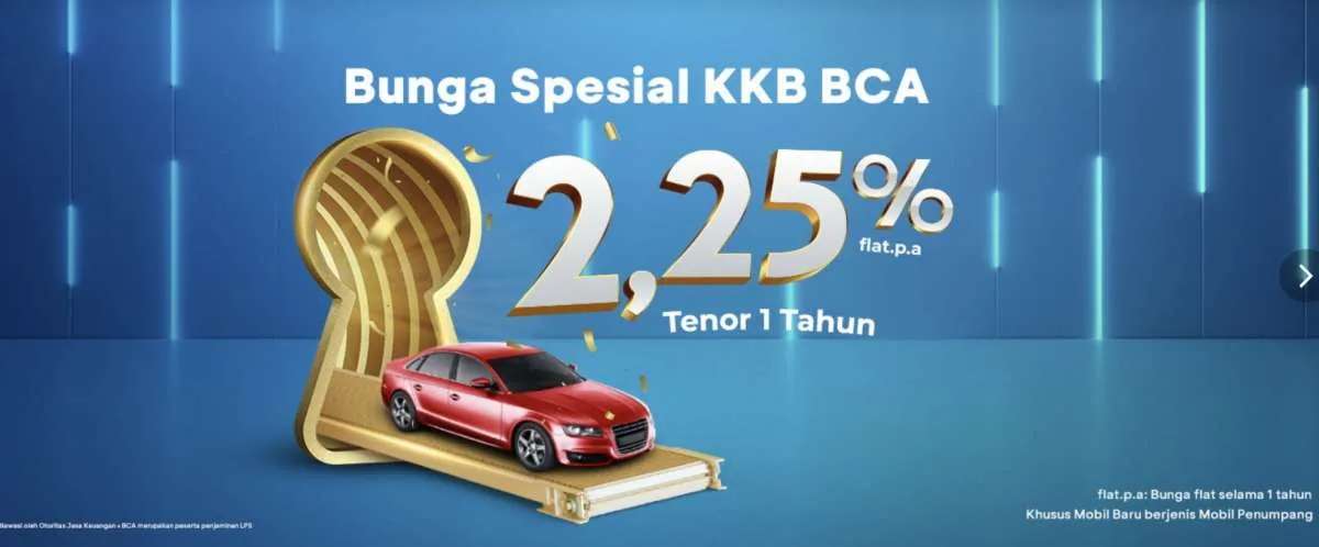 Mau Beli Motor dan Mobil Baru? Intip Promo Cicilan Ringan BCA