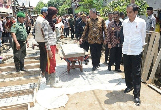 Presiden Jokowi tinjau pemanfaatan dana desa di Sleman