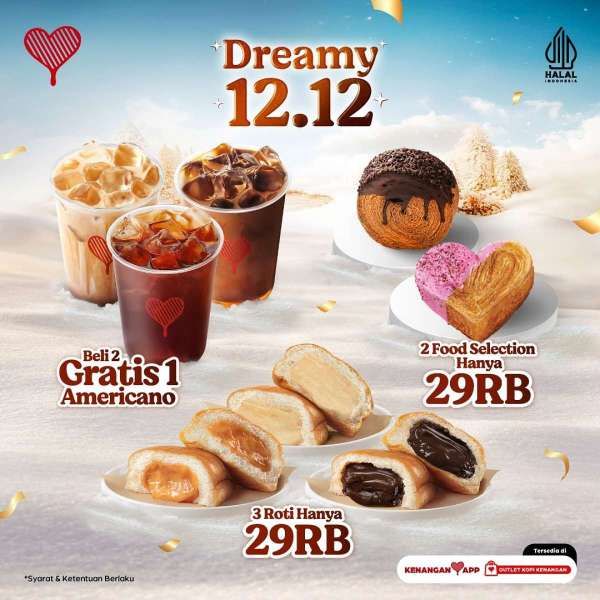 Promo 12.12 di Kopi Kenangan 9-19 Desember 2024