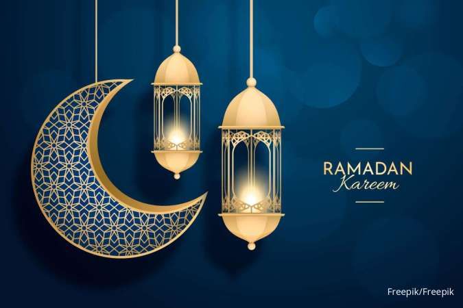Background Ramadhan untuk Pamflet Bukber, Download dan Edit Sendiri Gratis 