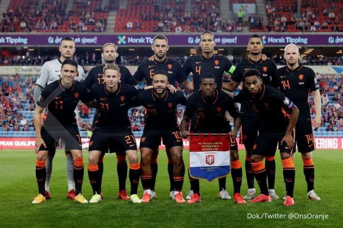 Hasil kualifikasi Piala Dunia 2022 Norwegia vs Belanda