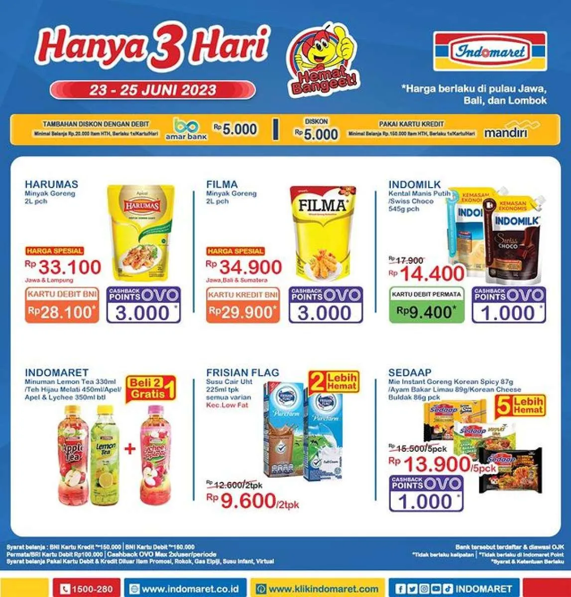 Promo Indomaret Hanya 3 Hari di Bandung, Cirebon, Tasikmalaya, MInggu 25 Juni 2023!