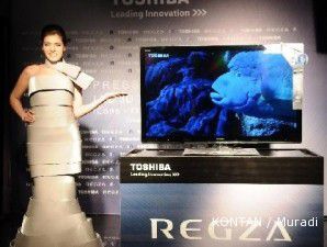 Pasar terbuka, Toshiba luncurkan dua TV LED