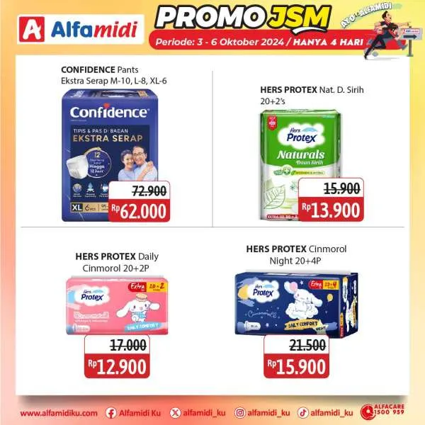 Promo JSM Alfamidi Hanya 4 Hari Periode 3-6 Oktober 2024