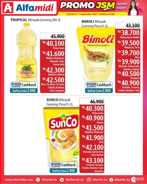 Promo JSM Alfamidi Hanya 4 Hari Periode 4-7 September 2025