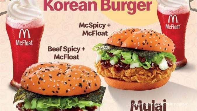 Promo McD Jelang Akhir Bulan Juli 2022, Combo Korean Burger Hanya Rp 40.000-an Saja