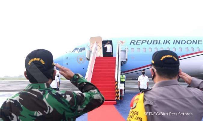 Jokowi kunjungi Kaltim, tinjau vaksinasi dan resmikan tol
