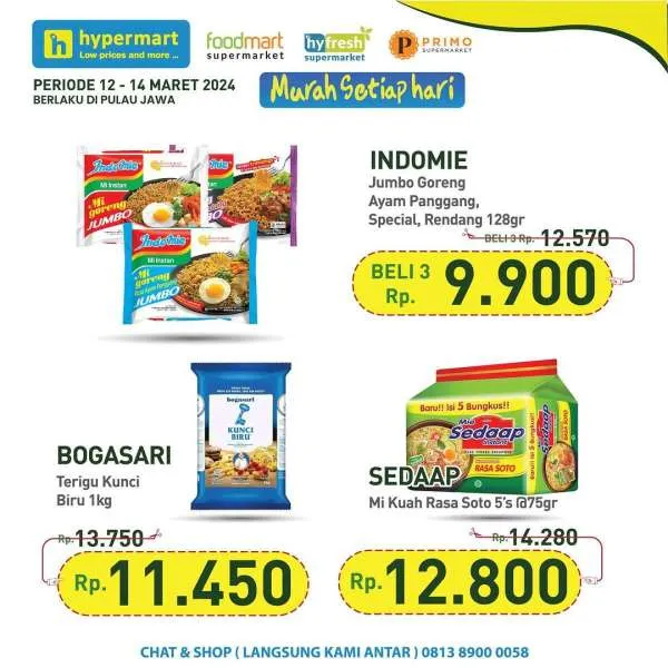 Promo Hypermart Hyper Diskon Weekday Periode 12-14 Maret 2024