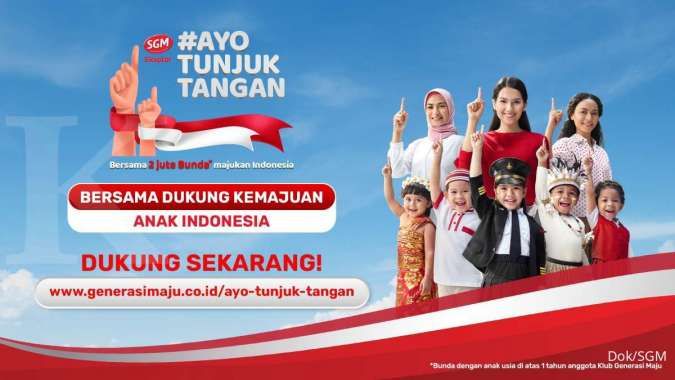 Dukung Kemerdekaan Anak Dalam Mengakses Kemajuan, SGM Eksplor Luncurkan Gerakan AyoTunjukTangan untuk Indonesia Maju