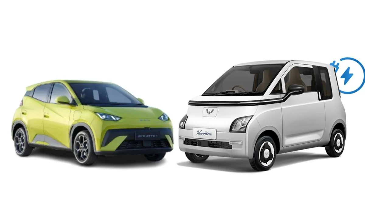 Cek Perbandingan BYD Atto 1 vs Wuling Air EV: Spesifikasi, Fitur, dan Harga