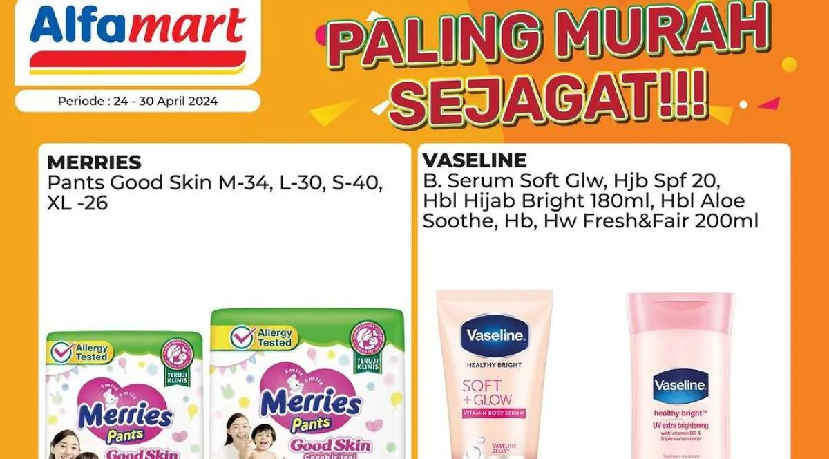 Promo Alfamart Paling Murah dan Serba Gratis Berakhir Hari Ini, Jangan Melewatkan!