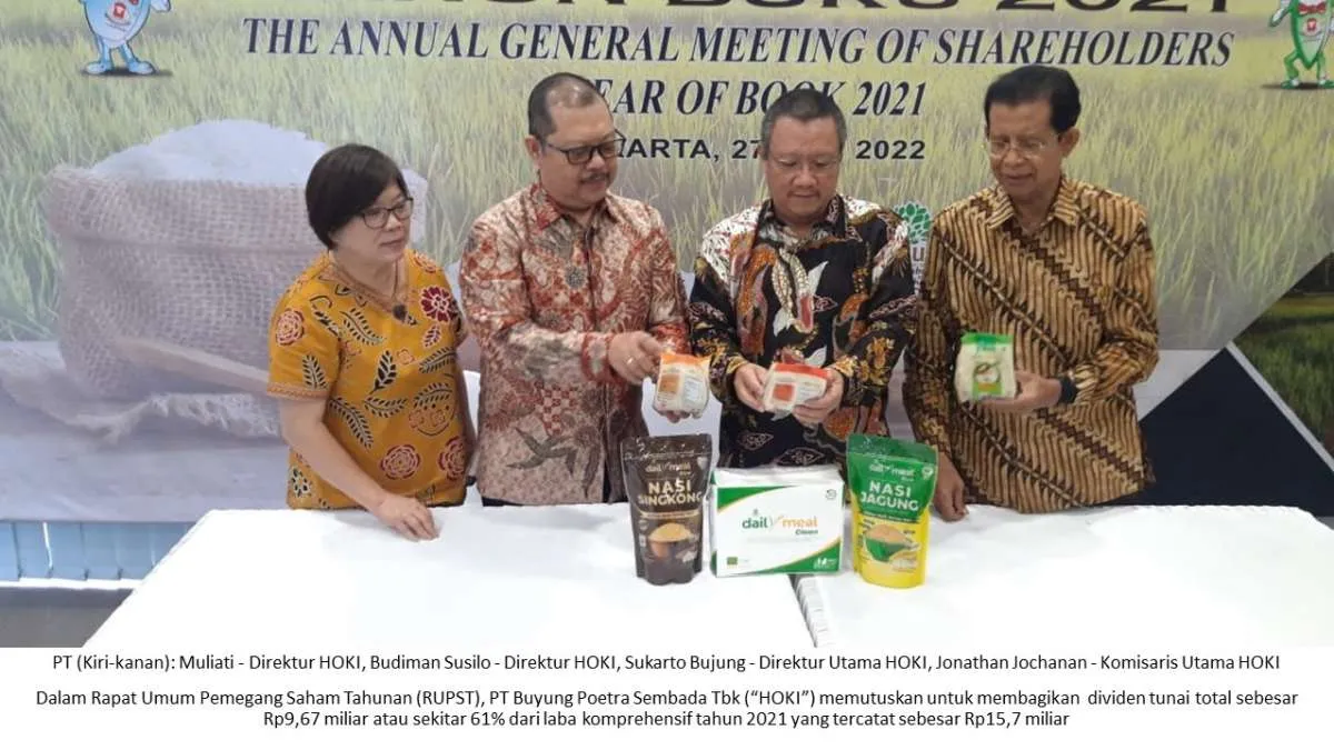 HOKI Tebar Dividen dan Diskon bagi Pemegang Saham