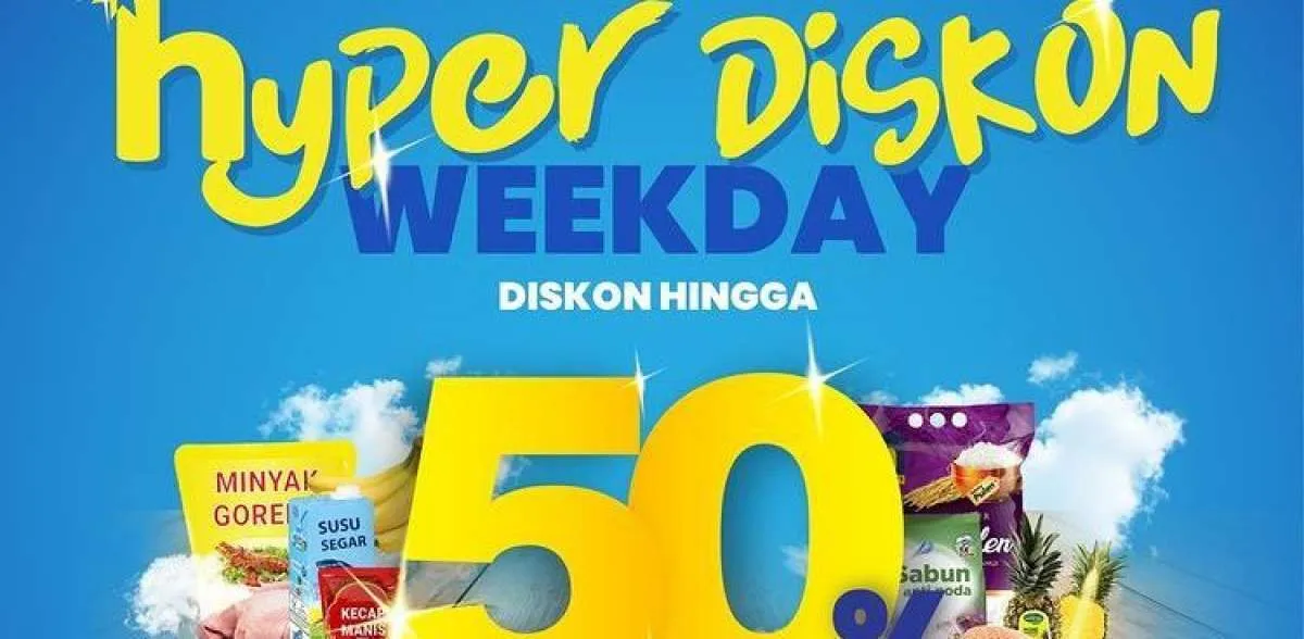 Harga Promo Hypermart Weekdays 6-8 Desember 2022, Diskon Sampai 50%!