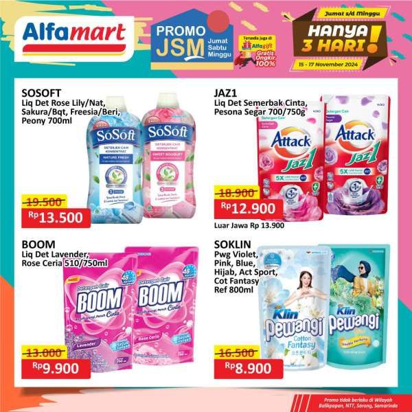 Promo JSM Alfamart Weekend 15-17 November 2024