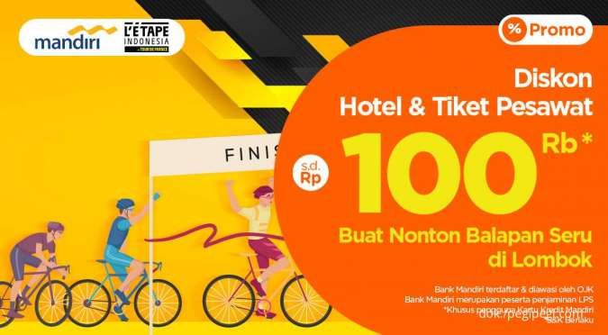 Promo Kartu Kredit Mandiri di PegiPegi, Diskon Hotel & Tiket Pesawat s.d Rp100.000 