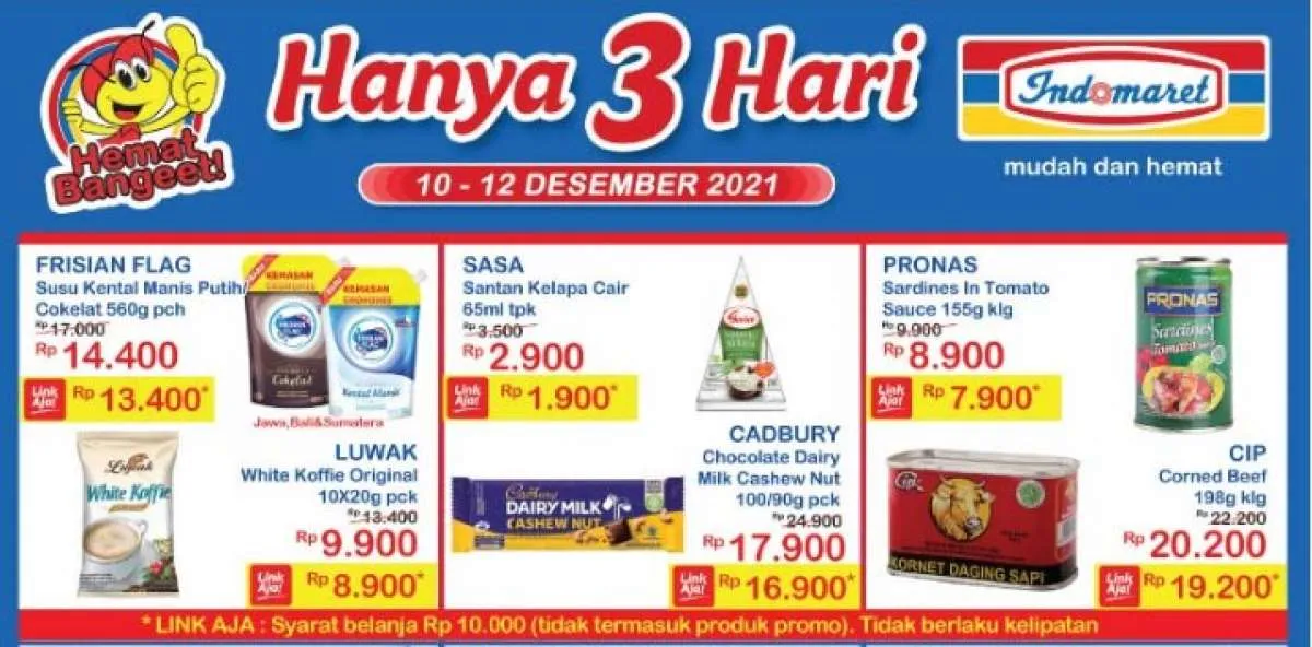 Promo JSM Indomaret 10-12 Desember 2021, dapatkan banyak potongan harga menarik